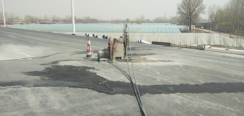 屏边道路回填土下沉注浆